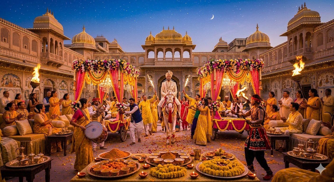 Baraat & Groom Entry